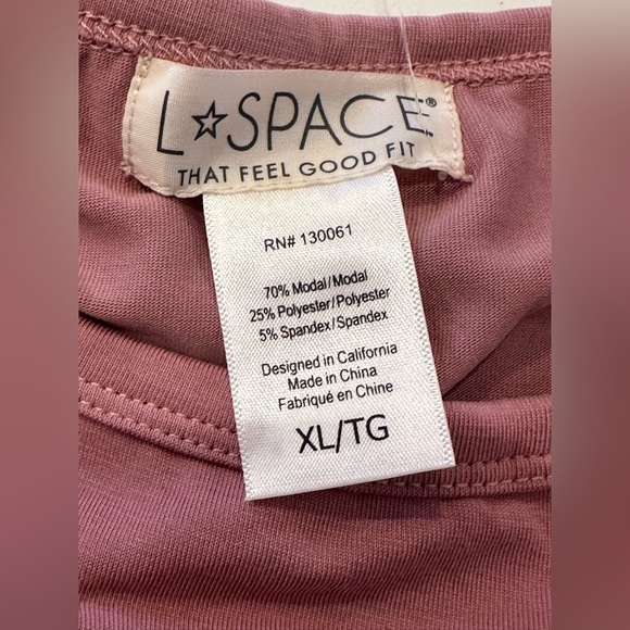 NWT $125 L*Space Balboa Dress size XL rose color. - Picture 6 of 10